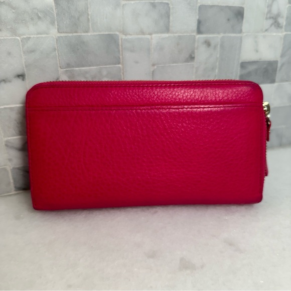 Kate Spade Pink Lacey Zip Around Large Wallet - Picture 9 of 10